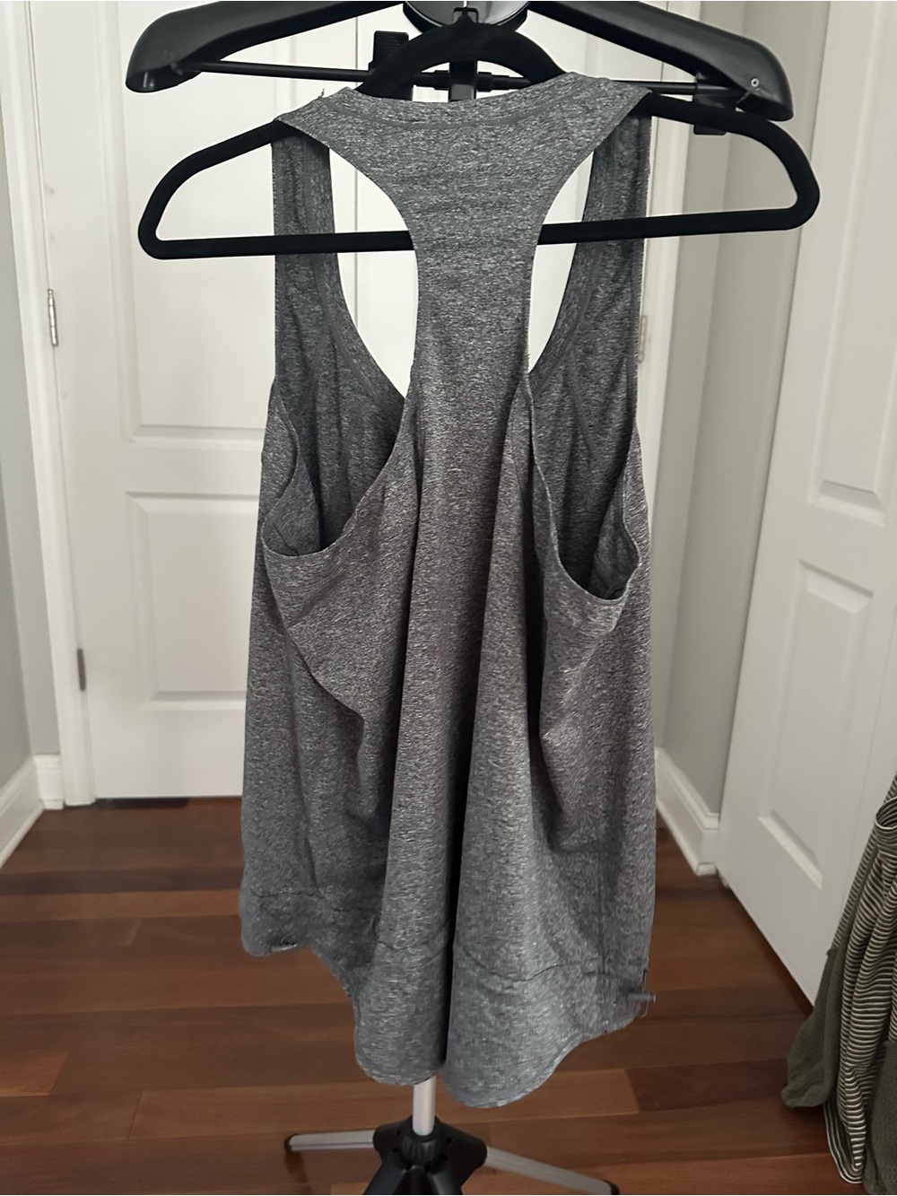 Weatherproof Gray Racerback Tank Top - Picture 3 of 5